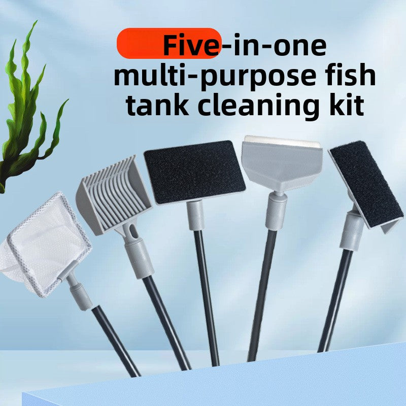 Fish Tank Cleaning Set Fish Tank Brush Aquarium Algae Scraper